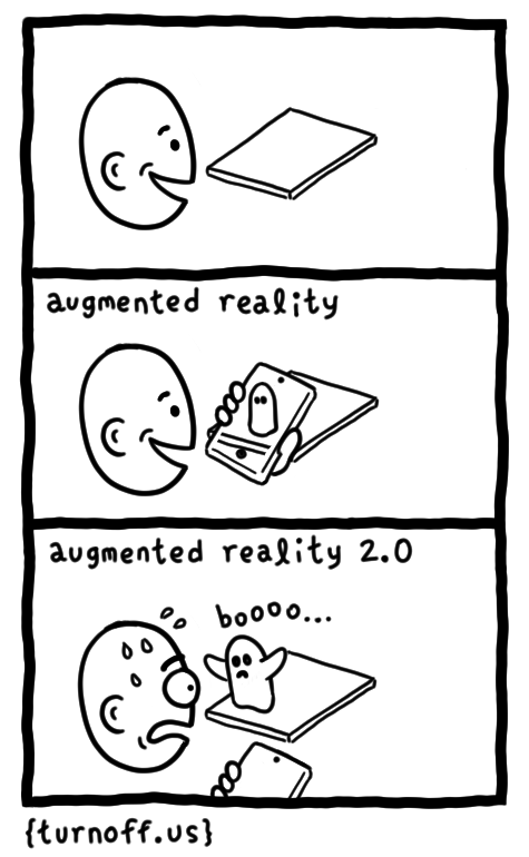 augmented reality 2 geek comic