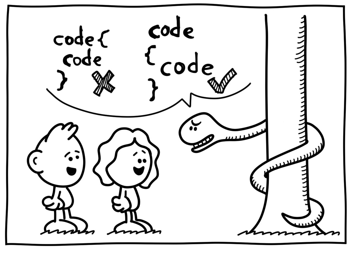 code style geek comic
