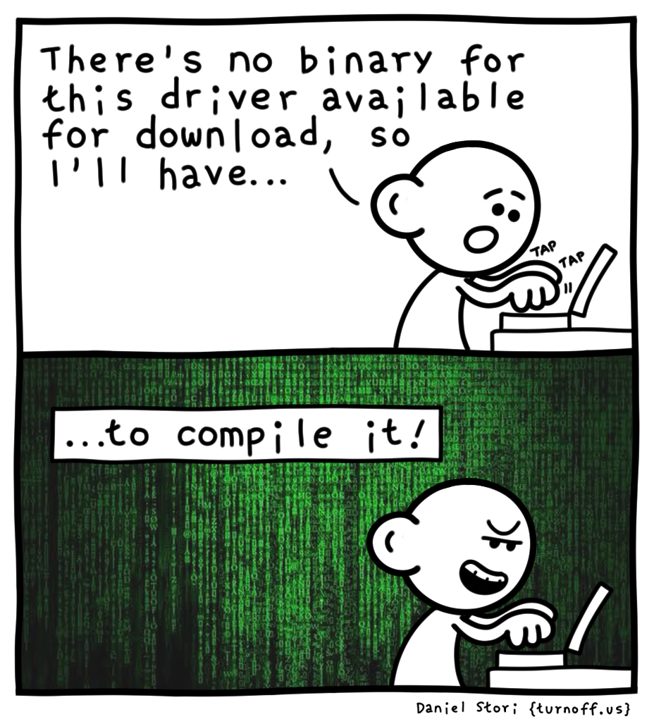 just compile it geek comic