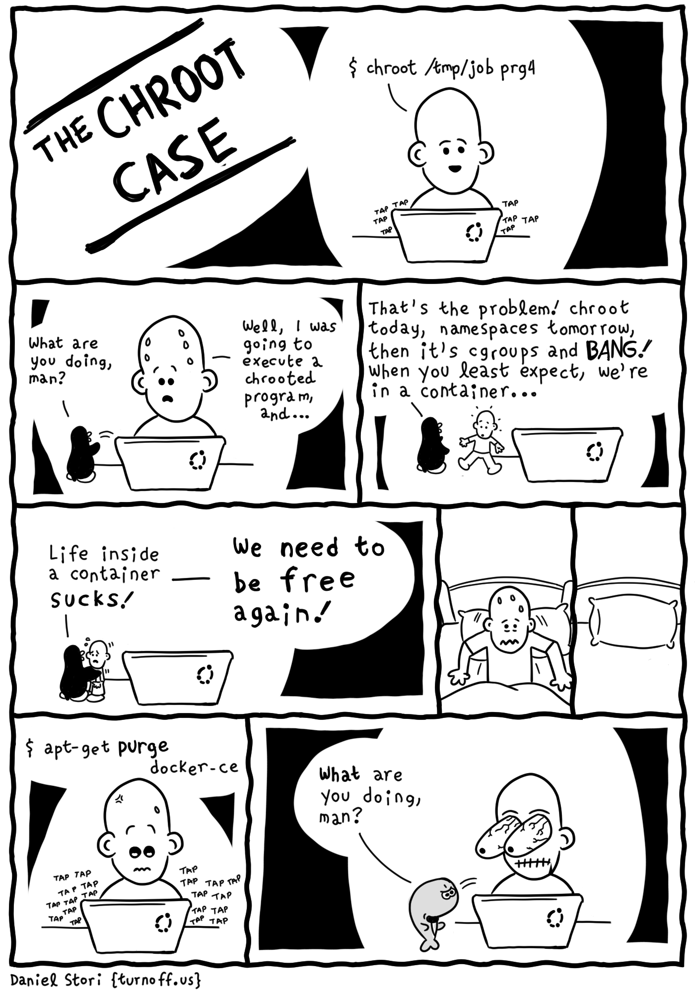 the chroot case geek comic