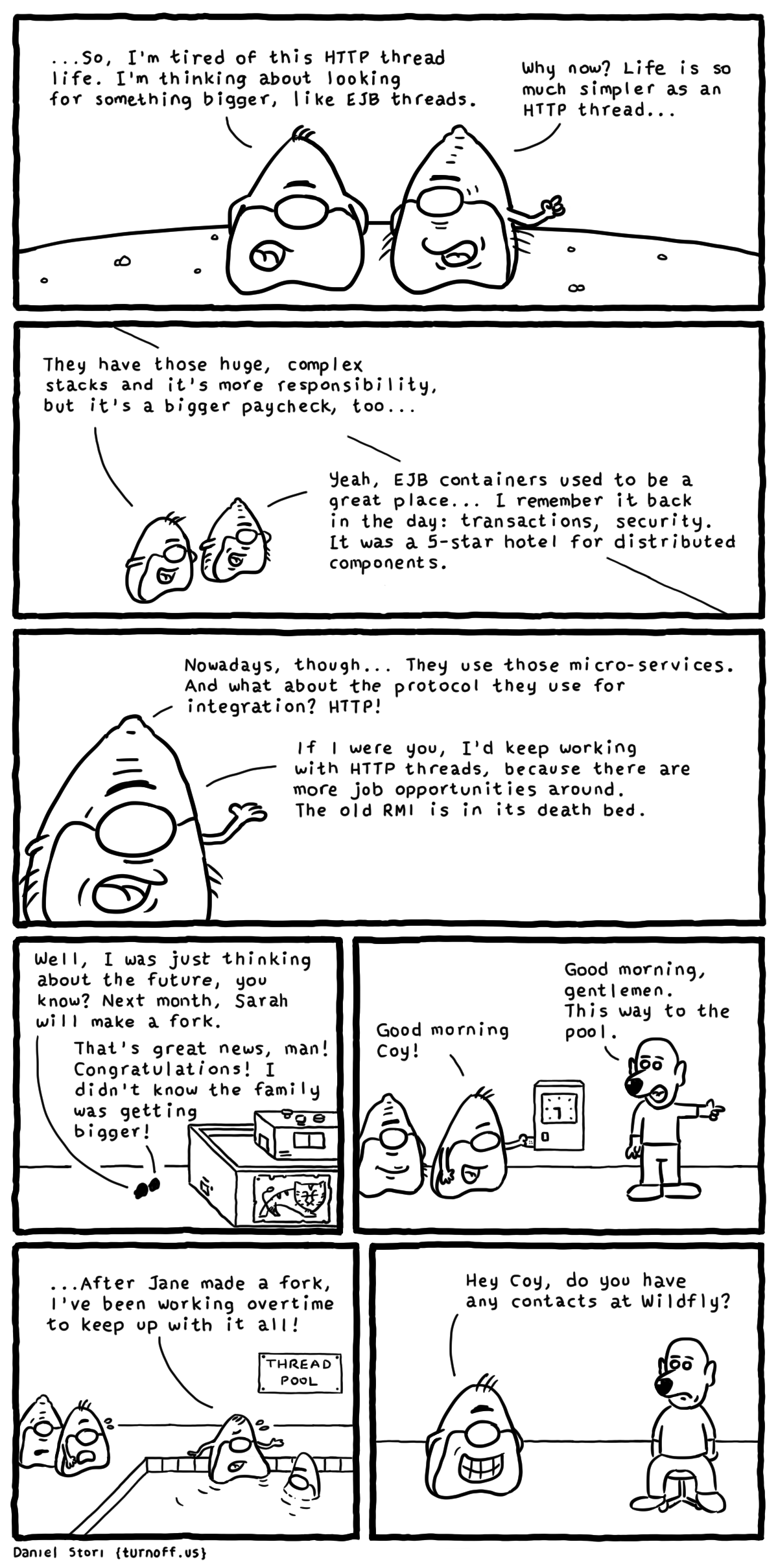 java thread life geek comic