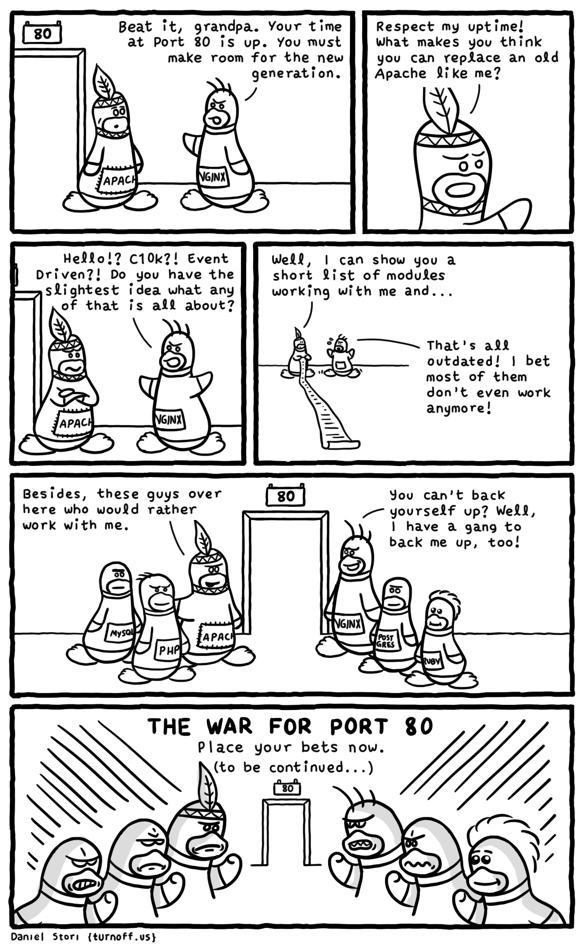 the war for port 80 geek comic