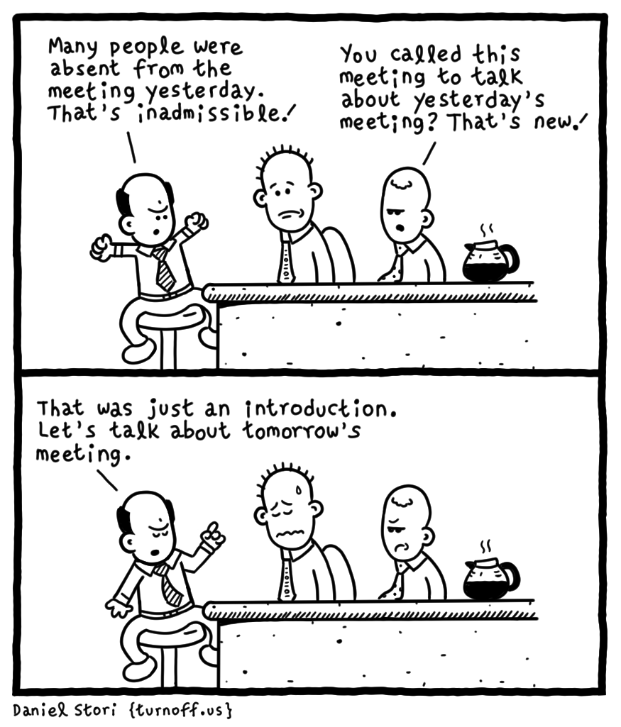 meetings geek comic