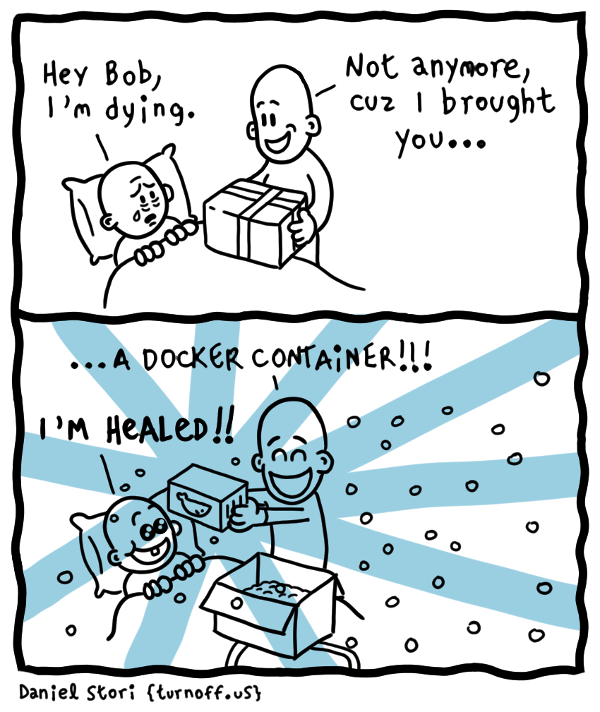 docker panacea geek comic