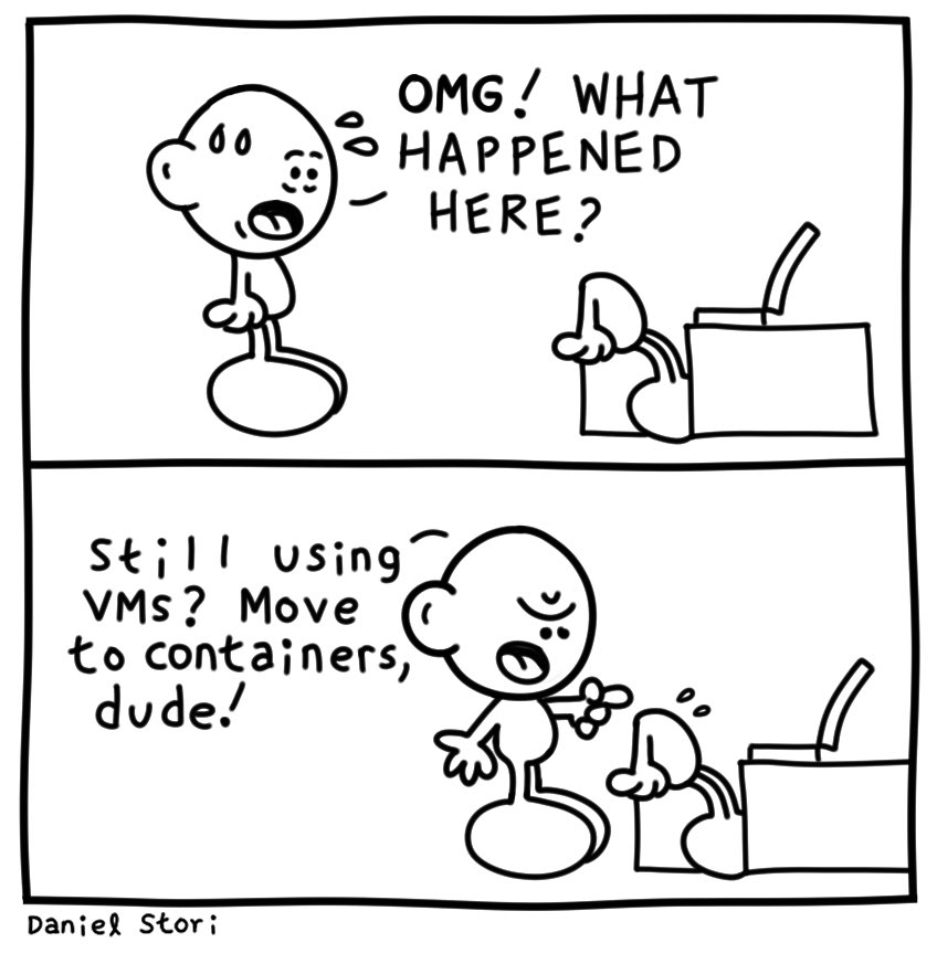 are you still using vms? geek comic